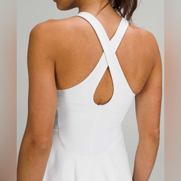 NWT Lululemon Court crush dress white 4 - Picture 4 of 9